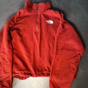 North Face red pullover fleece - Women’s
